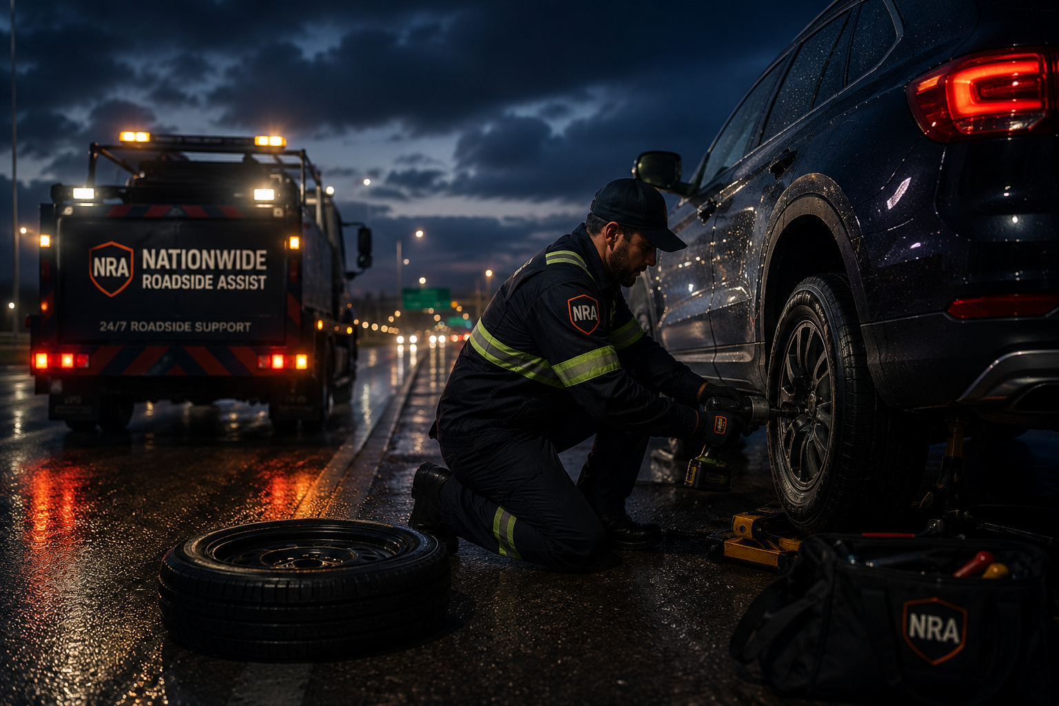 Tire Change Assistance