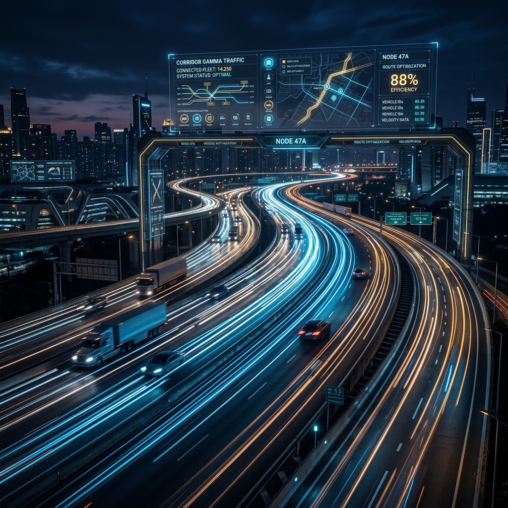 Nighttime Highway Infrastructure